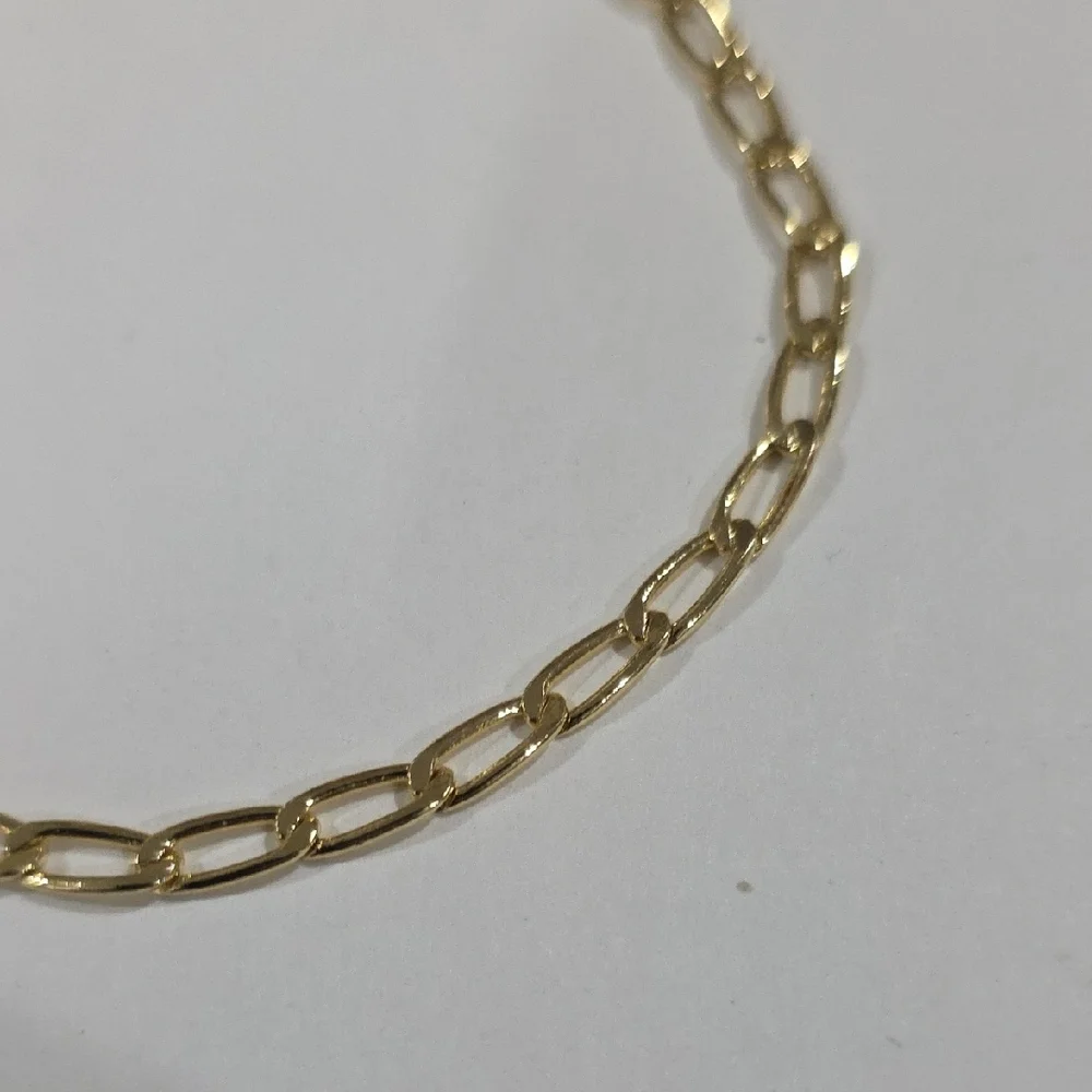Gold Link Chain Anklet – Classic Elegant Women’s Fashion Ankle Bracelet Jewelry - Picture 5 of 8